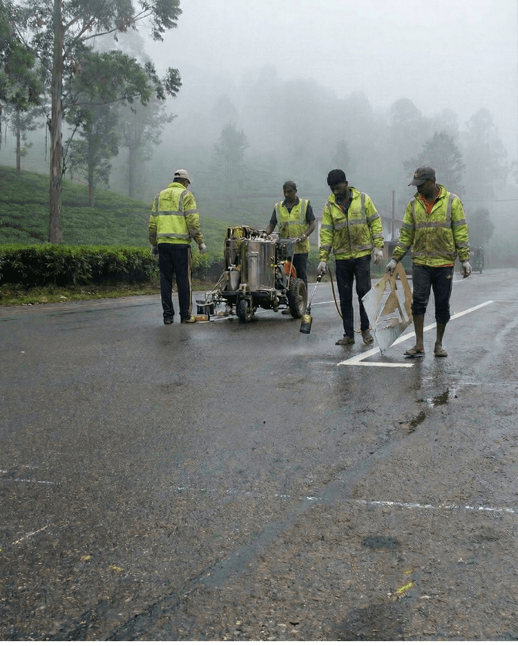 Road Marking Central Province