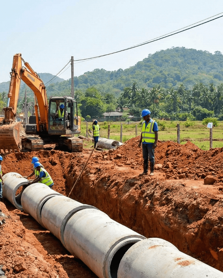 Water Supply and Sewerage Construction