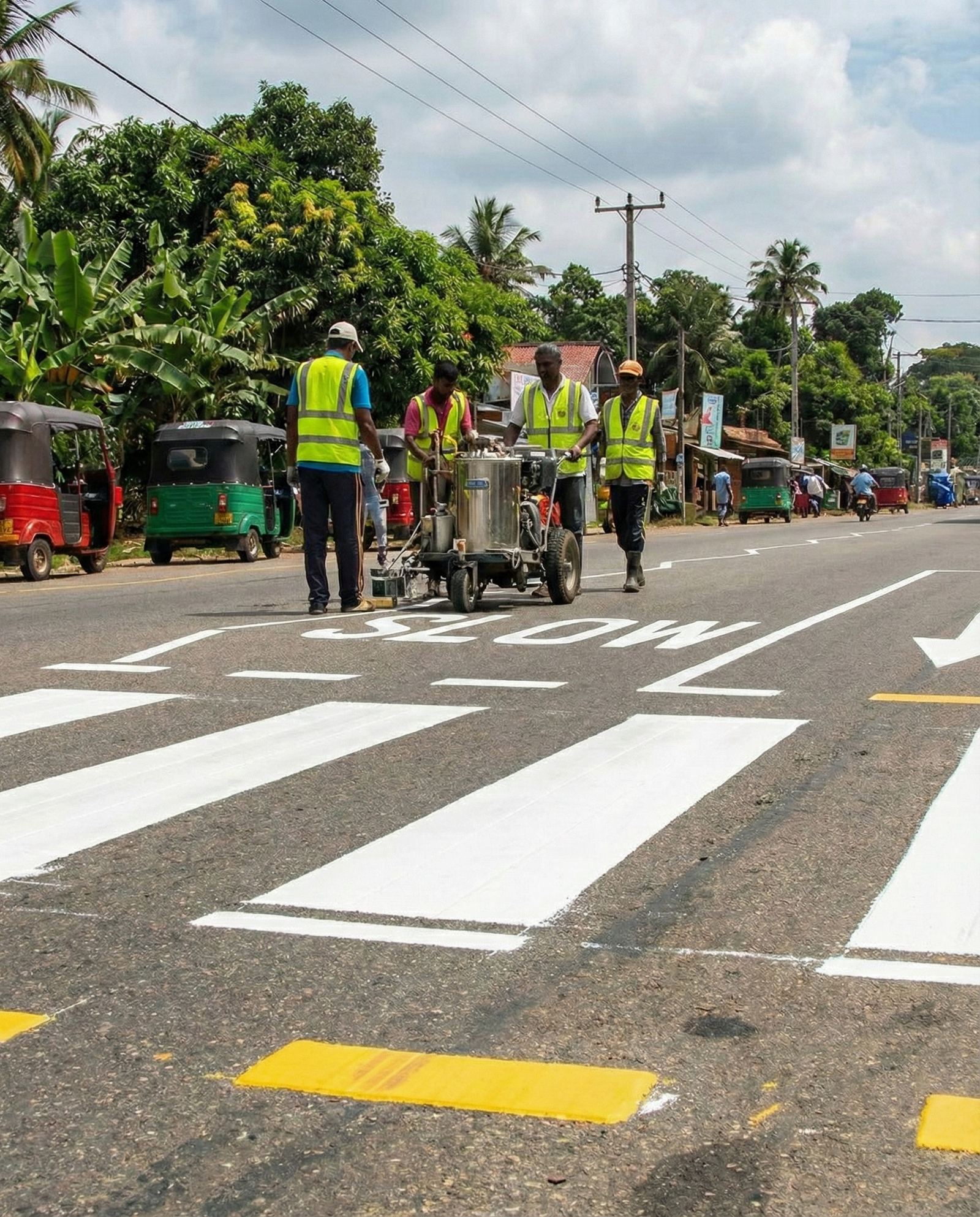 Road Marking North Western Province